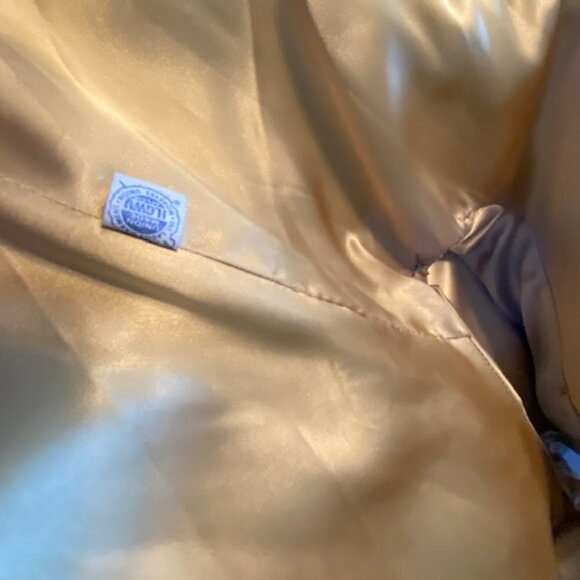 VINTAGE 60s Forstmann German Wool Gray Pea Coat Medium/Large - Picture 11 of 14